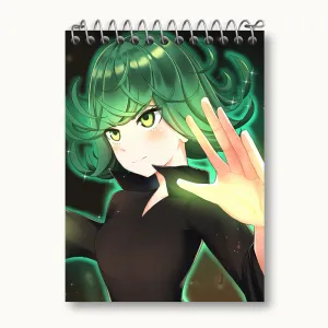 دفتر یادداشت تاتسوماکی انیمه مرد تک مشتی One Punch Man