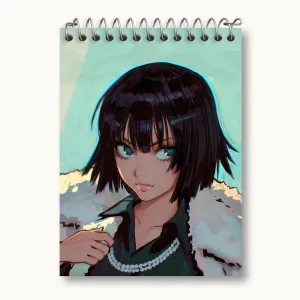دفتر یادداشت فوبوکی انیمه مرد تک مشتی One Punch Man