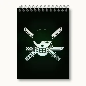 دفتر یادداشت علامت زورو انیمه وان پیس One Piece