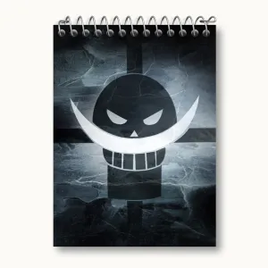 دفتر یادداشت علامت خدمه وایت برد انیمه وان پیس One Piece