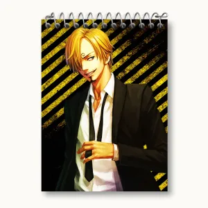 دفتر یادداشت سانجی انیمه وان پیس One Piece