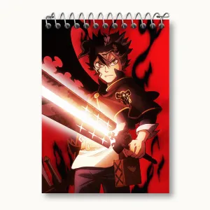 دفتر یادداشت آستا انیمه بلک کلاور Black Clover