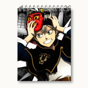 دفتر یادداشت آستا انیمه بلک کلاور Black Clover
