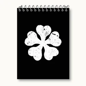 دفتر یادداشت پنج شبدر شیطانی انیمه بلک کلاور Black Clover