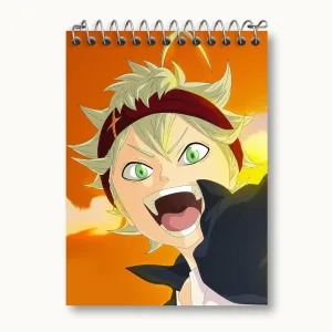دفتر یادداشت آستا انیمه بلک کلاور Black Clover