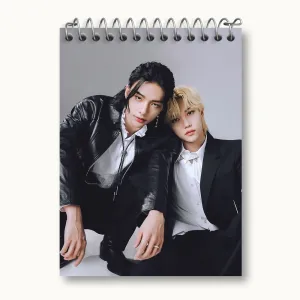 دفتر یادداشت هیونجین و فلیکس گروه استری کیدز Stray Kids