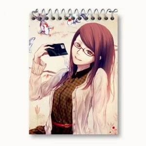 دفتر یادداشت ریزه کامیشیرو انیمه توکیو غول Tokyo Ghoul