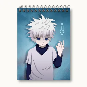 دفتر یادداشت کیلوا زولدیک انیمه ایکس هانتر  Hunter × Hunter