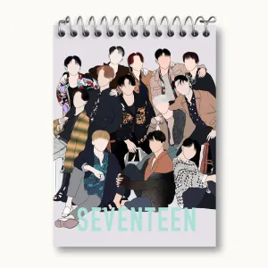 دفتر یادداشت گروه سونتین Seventeen