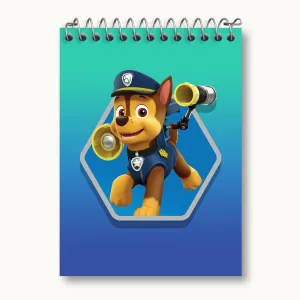 دفتر یادداشت چیس سگ های نگهبان Paw Patrol