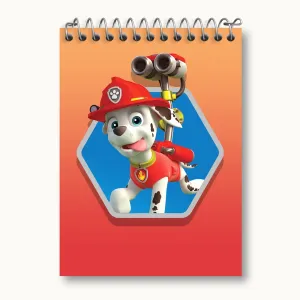 دفتر یادداشت مارشال سگ های نگهبان Paw Patrol