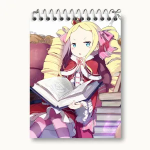 دفتر یادداشت براتریس انیمه ری زیرو ReZero