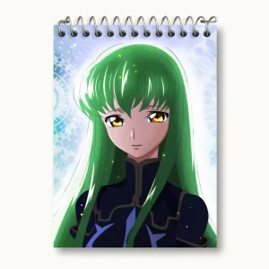 دفتر یادداشت C.C سی سی انیمه کد گیاس Code Geass