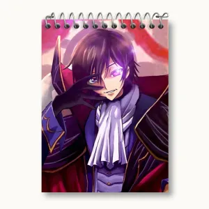 دفتر یادداشت لولوش وی بریتانیا انیمه کد گیاس Code Geass