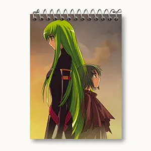 دفتر یادداشت سی سی انیمه کد گیاس Code Geass