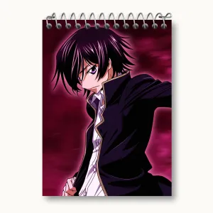 دفتر یادداشت لولوش وی بریتانیا انیمه کد گیاس Code Geass
