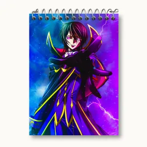 دفتر یادداشت لولوش وی بریتانیا انیمه کد گیاس Code Geass