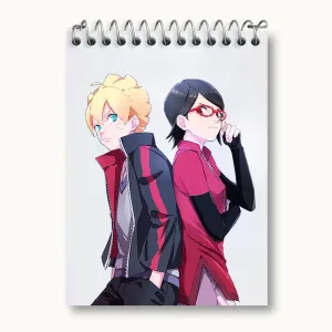 دفتر یادداشت بوروتو ‌و سارادا انیمه بوروتو Boruto