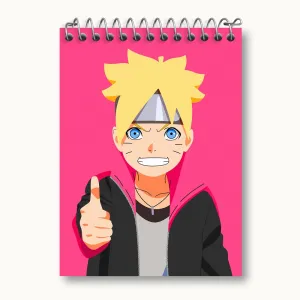 دفتر یادداشت بوروتو اوزوماکی انیمه بوروتو Boruto