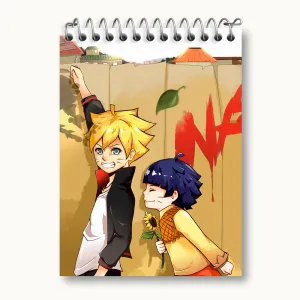 دفتر یادداشت انیمه بوروتو Boruto