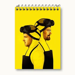 دفتر یادداشت والتر وایت و جسی پینکمن سریال بریکینگ بد Breaking Bad