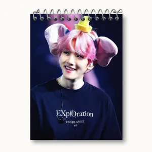 دفتر یادداشت بکهیون گروه اکسو EXO