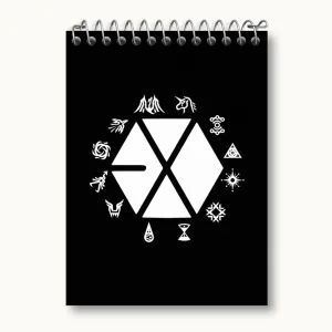 دفتر یادداشت گروه اکسو EXO
