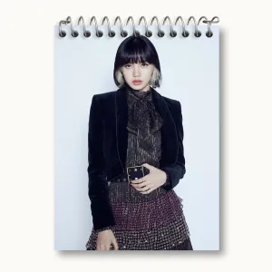 دفتر یادداشت لیسا بلک پینک Black Pink
