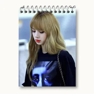 دفتر یادداشت لیسا بلک پینک Black Pink