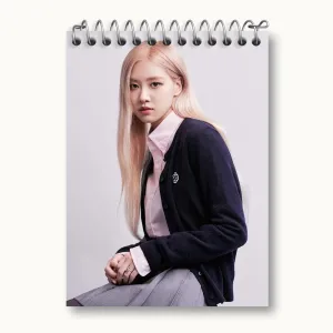دفتر یادداشت رزی بلک پینک Black Pink