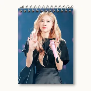 دفتر یادداشت رزی بلک پینک Black Pink