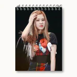 دفتر یادداشت رزی بلک پینک Black Pink