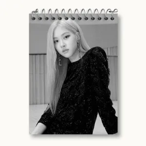 دفتر یادداشت رزی بلک پینک Black Pink