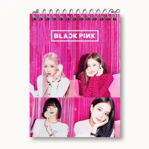 دفتر یادداشت گروه بلک پینک Black Pink