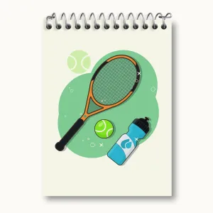 دفتر یادداشت تنیس Tennis