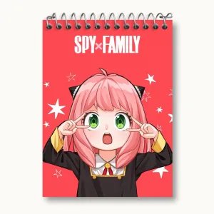 دفتر یادداشت آنیا فورجر انیمه اسپای ایکس فمیلی Spy x Family