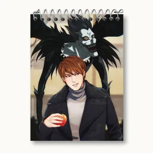 دفتر یادداشت لایت و ریوک انیمه دفترچه مرگ Death Note