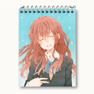 دفتر یادداشت شوکو نیشیمیا انیمه سایلنت ویس A Silent Voice