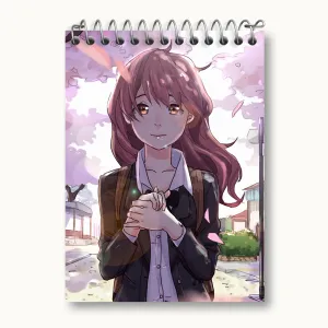 دفتر یادداشت شوکو نیشیمیا انیمه سایلنت ویس A Silent Voice