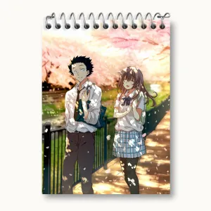 دفتر یادداشت شوکو نیشیمیا و شویا ایشیدا انیمه سایلنت ویس A Silent Voice