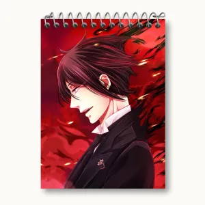 دفتر یادداشت سباستین انیمه خادم سیاه Black Butler