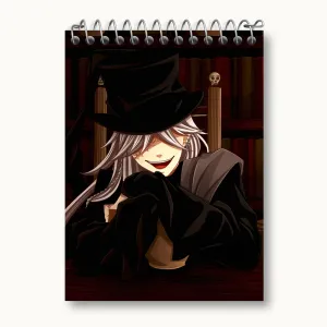 دفتر یادداشت اندرتیکر انیمه خادم سیاه Black Butler