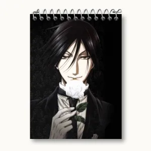 دفتر یادداشت سباستین انیمه خادم سیاه Black Butler