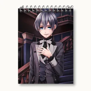 دفتر یادداشت شیل انیمه خادم سیاه Black Butler