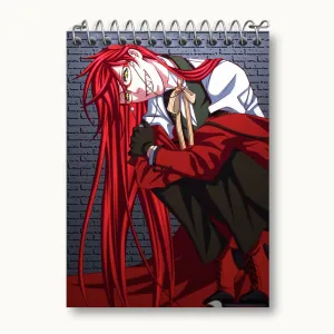 دفتر یادداشت گریل انیمه خادم سیاه Black Butler