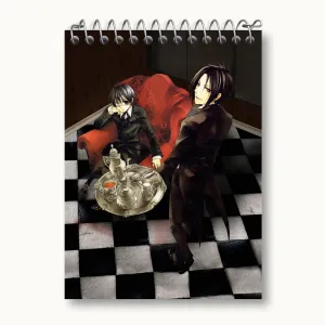دفتر یادداشت سباستین و شیل انیمه خادم سیاه Black Butler