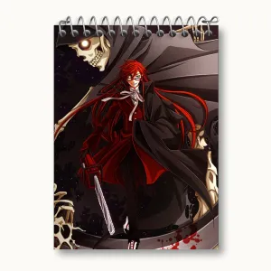 دفتر یادداشت گریل انیمه خادم سیاه Black Butler