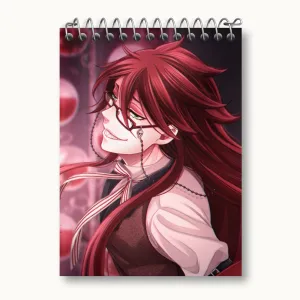 دفتر یادداشت گریل انیمه خادم سیاه Black Butler
