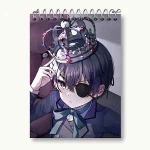 دفتر یادداشت شیل انیمه خادم سیاه Black Butler
