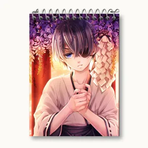 دفتر یادداشت شیل انیمه خادم سیاه Black Butler